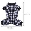 PRETYZOOM Warm Dog Grid Clothing view 2
