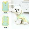 Cooling Vest for Dogs, 2-Pack, Breathable Ice Silk Clothing with D-Ring, Summer Cooling Coat for Small to Medium Dogs (Green/Blue) (Size XXL) view 4