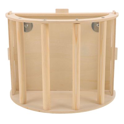 DINHEAROM Wooden Hay Rack for Rabbits and Small Animals