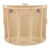 DINHEAROM Wooden Hay Rack for Rabbits and Small Animals view 1