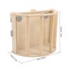 DINHEAROM Wooden Hay Rack for Rabbits and Small Animals view 2
