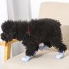 OVAQUIXI Waterproof, Non-Slip Rain Boots for Dogs, TPE Sole with Hook-and-Loop Closure, L Size (6 x 4.5 cm/2.4 x 1.8 in) view 3