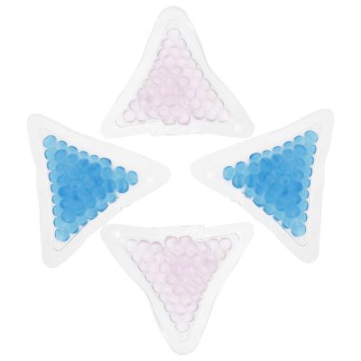 PVC Gel Warm and Cold Packs, Blue, 4-Pack
