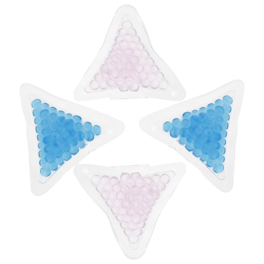 PVC Gel Warm and Cold Packs, Blue, 4-Pack