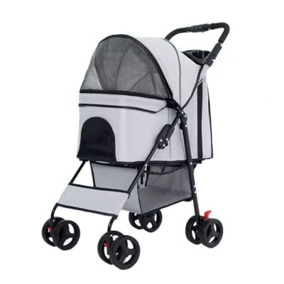 3-in-1 Pet Stroller for Small and Medium Pets with Removable Carrier