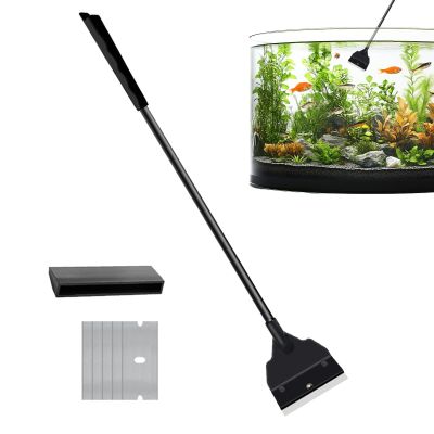 Aquarium Gravel Cleaner with Removable Handle for Sand Smoothing