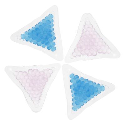 COOPHYA 4-Piece Reusable Cold and Heat Gel Packs, PVC, for Hot and Cold Therapy for Neck Discomfort and Fever