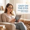 3-Pack Blue-Light-Filtering Glasses, Non-Prescription, Leopard, Black and Olive Green view 3