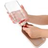 Portable Pet Water Bottle with Separate Food Compartment, 550 ml view 1