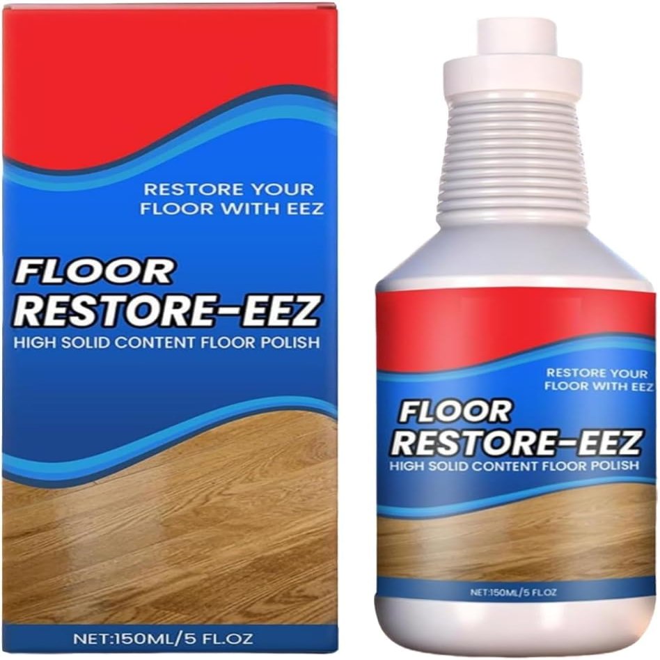 Ezz Hardwood Floor Restorer & Cleaner, Floor Restore Eez, Wood Restorer and Floor Protector for Shiny Wood, Laminate and Vinyl (1 pc)