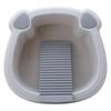 Small Gray PP Wash Basin and Washboard Set view 1