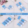 Electronic Foot File Replacement Roller Heads, 12-Pack, Coarse, Blue view 4