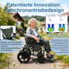 Foldable Lightweight Aluminum Transport Wheelchair, 15.5 kg, 150 kg Capacity view 2