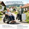 Foldable Lightweight Aluminum Transport Wheelchair, 15.5 kg, 150 kg Capacity view 3