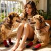 Generic Outdoor Dog Socks, 4-Piece Pet Shoes view 3