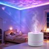 6-in-1 Aroma Diffuser Starry Sky Projector with Flame Light, 200 mL Tank, Humidifier, USB Night Light and Auto-Off view 1