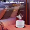 6-in-1 Aroma Diffuser Starry Sky Projector with Flame Light, 200 mL Tank, Humidifier, USB Night Light and Auto-Off view 4