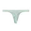 Exotic Men's Low-Rise Thong Underwear, Light Blue, L view 4