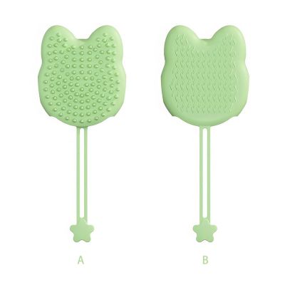 Tmboryuu Double-Sided Silicone Pet Grooming Glove for Dogs and Cats