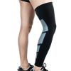 1 Pair Compression Sleeves for Women and Men, Extra-Long Leg and Calf Supports, Knee Sleeves for Basketball, Soccer, Running and Training (BK1, One Size) view 4