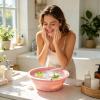 Foldable Silicone Facial Ice Bath Bowl view 2