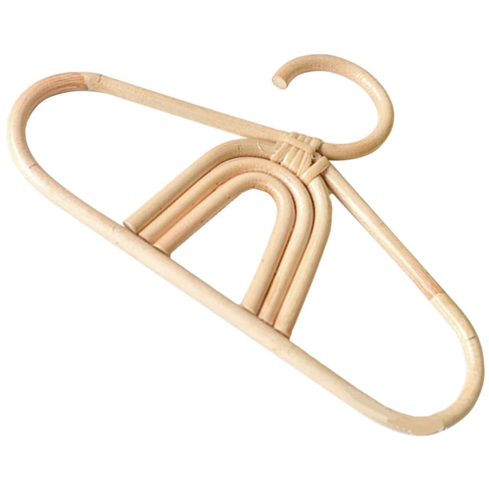 HOMOBABE Rattan Hangers for Baby and Children's Clothing