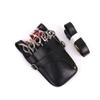 TPDRKOWJX Genuine Leather Hair Scissor Holster with Belt and Shoulder Strap (Black, 2 pcs)(Brown, 2 pcs) view 2