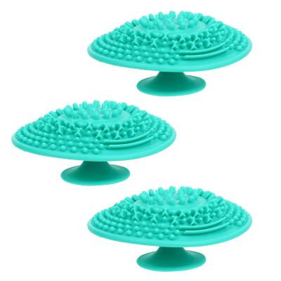 Silicone Cleaning Pads for Makeup Brushes and Sponges, 3-Pack
