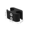 GAROZATION Aluminum Wheelchair Crutch Holder for 0.87-Inch Tubes view 2