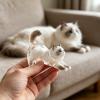 Cat Hair Keychain Memory Keepsake view 3