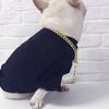 HOMSFOU Creative Metal Pet Collar with Adjustable Belt and Charm Pendant view 2
