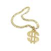 IMIKEYA Gold Pet Necklace with Adjustable Band, Fashionable Metal and Gold Charm for Parties and Everyday Comfort view 1