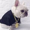 IMIKEYA Gold Pet Necklace with Adjustable Band, Fashionable Metal and Gold Charm for Parties and Everyday Comfort view 3