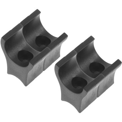Cabilock Wheelchair Seat Accessories, 4 ABS Plastic Rail Guides, Black