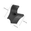 Cabilock Wheelchair Seat Accessories, 4 ABS Plastic Rail Guides, Black view 2