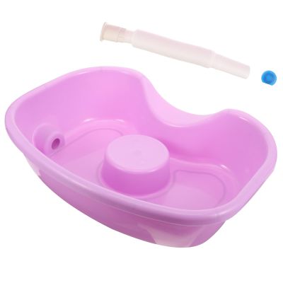 DECHOUS 1-Piece Ergonomic Shampoo Basin for Bedridden Seniors and Pregnant Women