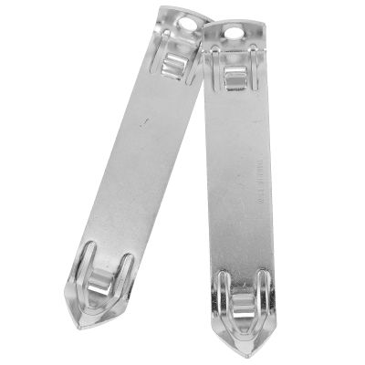 2-Piece Stainless Steel Bottle Opener Set for Aluminum Caps, Compact, Silver