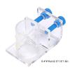 CHICIRIS Clear Acrylic Water Tube Holder for Aquariums, Single-Hole, with Screws view 3