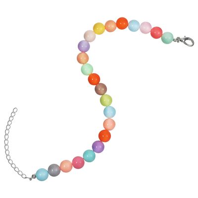 Happyyami Small Adjustable Beaded Collar for Dogs and Cats with Crystal Rhinestones