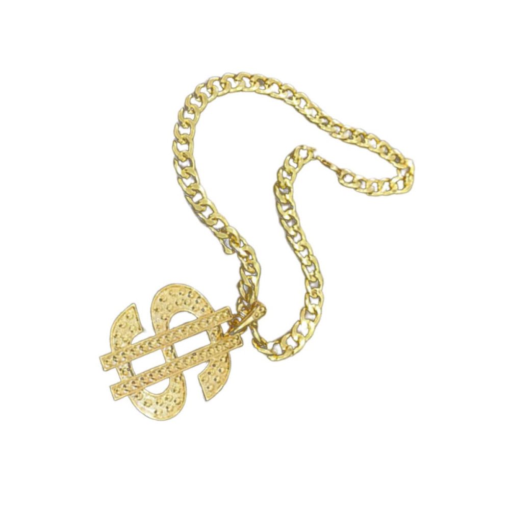 HOMSFOU Adjustable Metal Pet Collar with Creative Gold Pendant