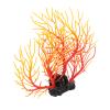 STOBAZA Decorative Artificial Resin Aquarium Plants, Realistic Look, Orange view 1