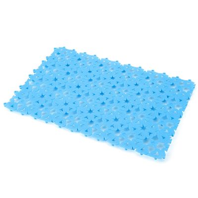 Blaihild Pet Mat, Non-Slip, Washable, Hollow Design for Dog and Cat Cages (Blue)