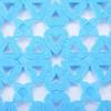 Blaihild Pet Mat, Non-Slip, Washable, Hollow Design for Dog and Cat Cages (Blue) view 4