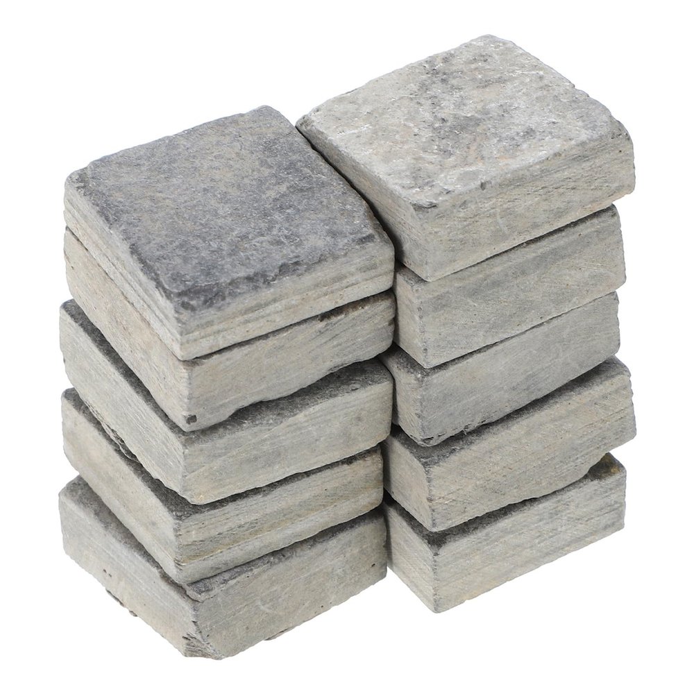 PLAFOPE 10-Piece Natural Aquarium Stones for Turtle Tanks