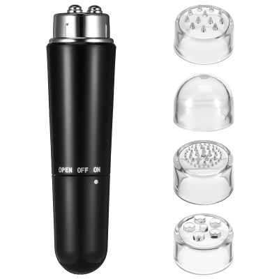Mini 4-in-1 Electric Facial Massager with ABS Coating