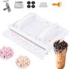 Manual Tapioca Pearl Maker, DIY Cassava and Taro Ball Tool, Double-Handle Design, 5 mm view 1