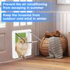 Pet Door with Double Rotary Switch, Durable Plastic Cat and Dog Flap view 3