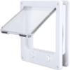 Pet Door with Double Rotary Switch, Durable Plastic Cat and Dog Flap view 4