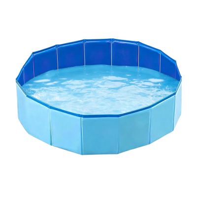 Small Kiddie Pool for Children, 120 x 30 cm, Non-Slip, Foldable