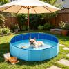Small Kiddie Pool for Children, 120 x 30 cm, Non-Slip, Foldable view 3